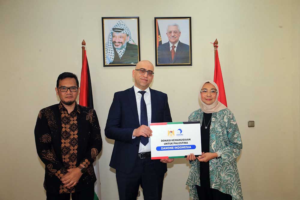  Danone Indonesia Salurkan Bantuan Kemanusiaan Untuk Rakyat Palestina