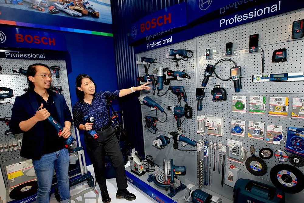  Bosch Power Tools Pajang Produk Unggulan di Pameran Manufacturing Expo 2023