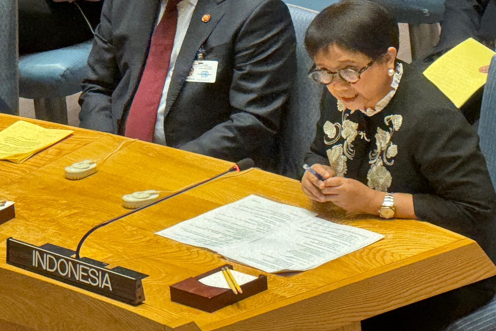 Menteri Luar Negeri Retno Marsudi mendesak Dewan Keamanan (DK) PBB untuk melakukan tiga hal agar Israel tidak lagi menyerang Gaza, Palestina pasca-gencajatan senjata./Istimewa