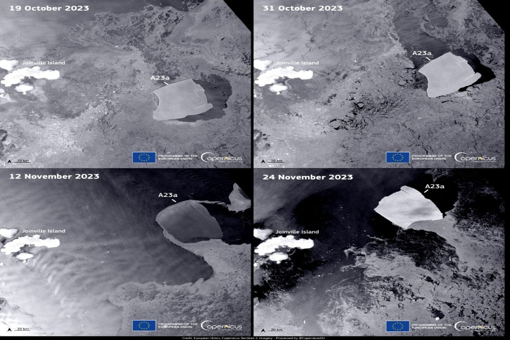  Penampakan Gunung Es Sebesar Tiga Kali Kota New York yang Lepas dari Antartika