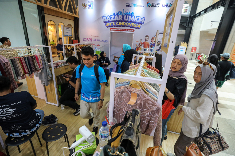  Ratusan Usaha Mikro, Kecil, dan Menengah Ramaikan Bazar UMKM Untuk Indonesia di Sarinah