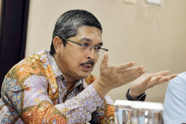 Presiden Direktur PT Envy Technologies Indonesia (EnvyTech) Mohd Sopiyan memberikan paparan saat berkunjung ke Wisma Bisnis Indonesia di Jakarta, Kamis (4/10/2018)./JIBI-Felix Jody Kinarwan