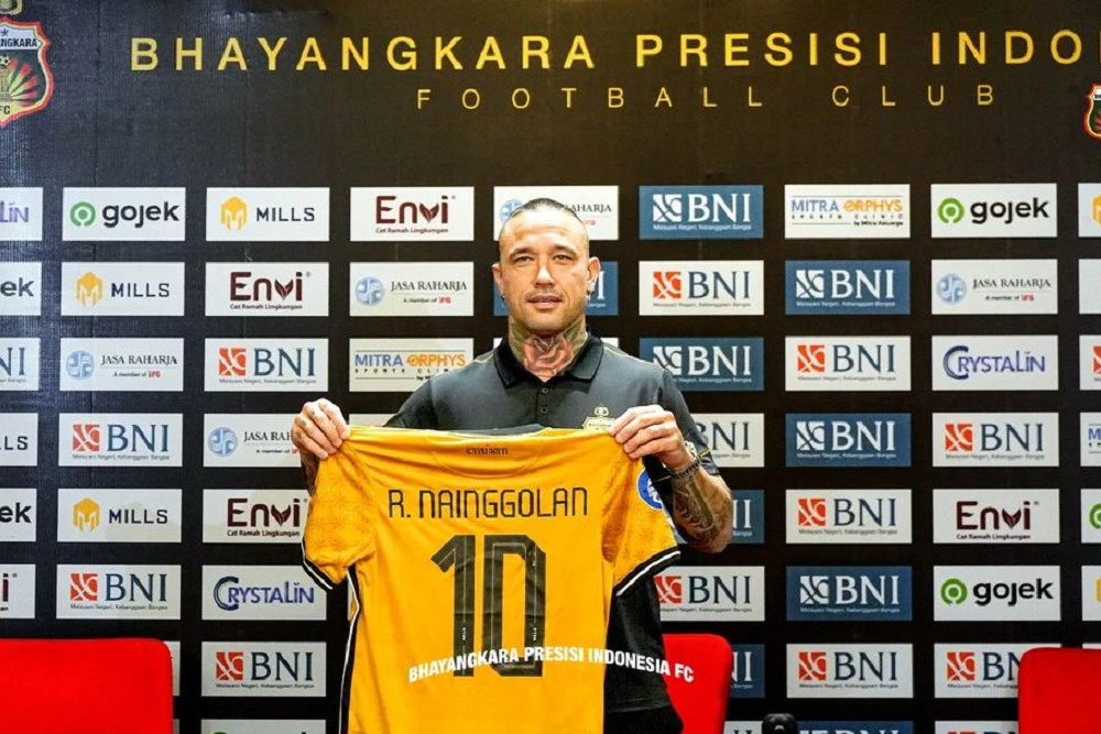 Segini gaji Radja Nainggolan di Bhayangkara FC/Instagram Bhayangkara FC.