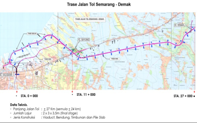  Ganti Rugi Tol Semarang-Demak, PN Kota Semarang Terima Titipan Uang