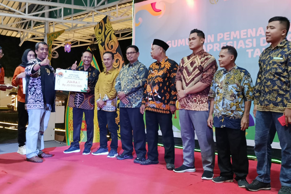  Desa Tanjung Punak Binaan PHR Raih Juara I Apresiasi Desa Wisata Riau