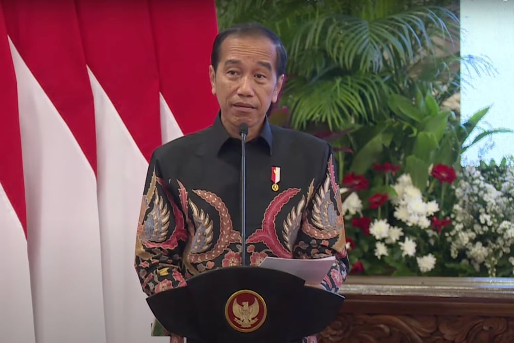 Presiden Joko Widodo (Jokowi) dalam agenda penyerahan DIPA dan Daftar Alokasi Transfer Ke Daerah Tahun Anggaran 2024. Dok Kemenkeu RI