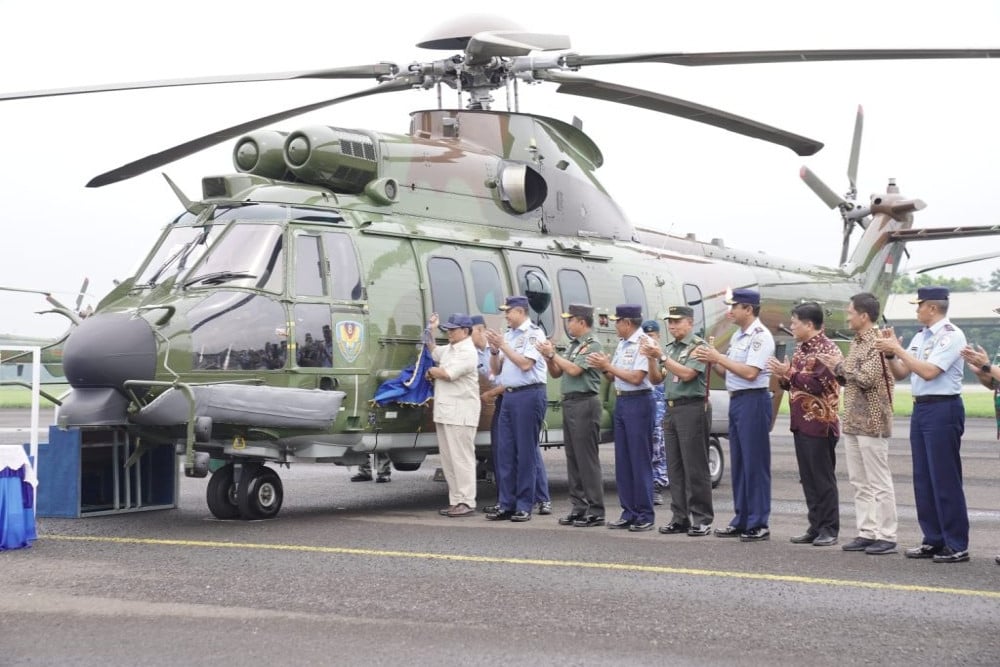  Spesifikasi Helikopter yang Dipakai Prabowo Kunjungan ke Pengungsi Gunung Marapi