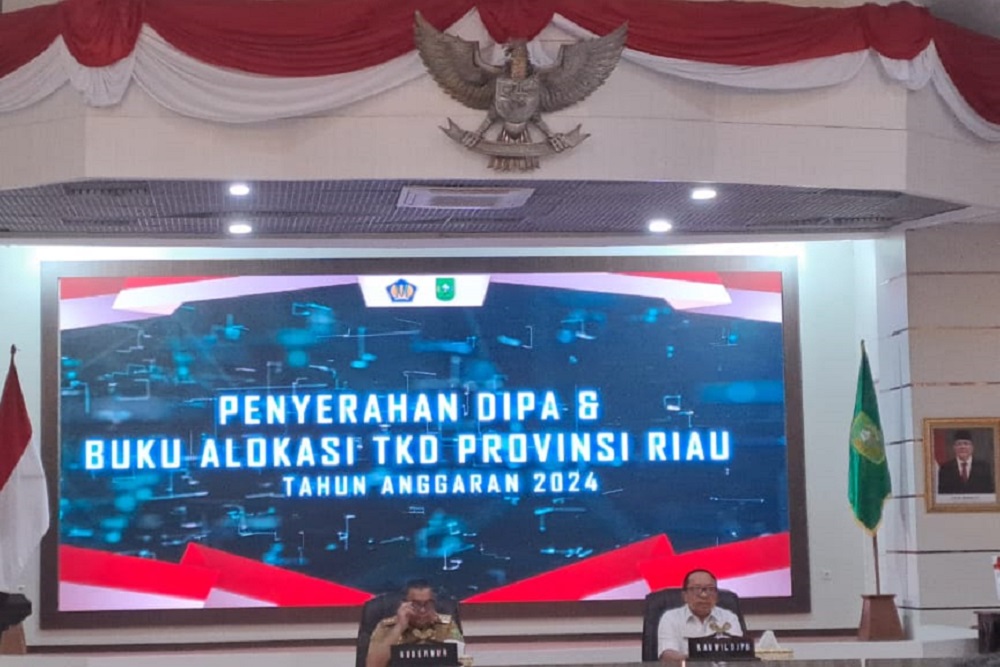 Belanja Negara Di Riau Pada APBN 2024 Mencapai Rp31,83 Triliun