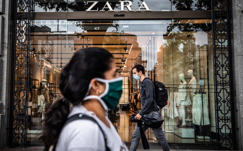 Toko Zara, salah satu brand andalan Inditex./Bloomberg