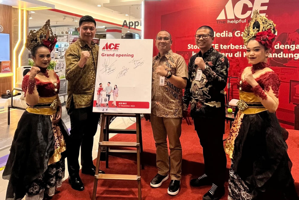  ACE Plaza IBCC Bandung Resmi Menjadi Toko Terbesar di Indonesia
