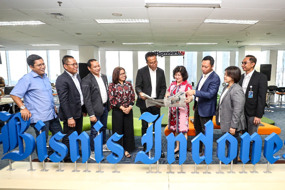  Direksi AGRO Bahas Strategi Bisnis Kedepannya Saat Berkunjung ke Redaksi Bisnis Indonesia