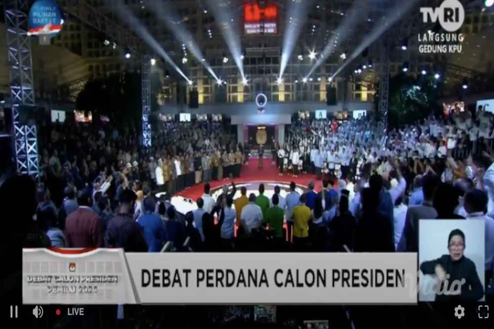 Acara debat capres dikritik netizen