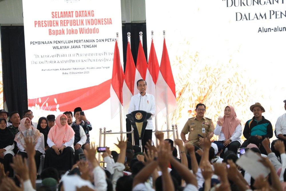  Kunker di Pekalongan, Jokowi Setujui Pembelian Pupuk Bersubsidi Pakai KTP