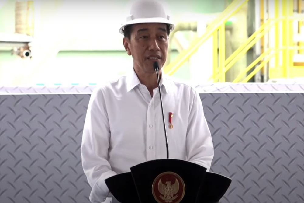  Resmikan Ekspansi Smelter Freeport, Jokowi: Kapasitas Bertambah Jadi 1,3 Juta Ton