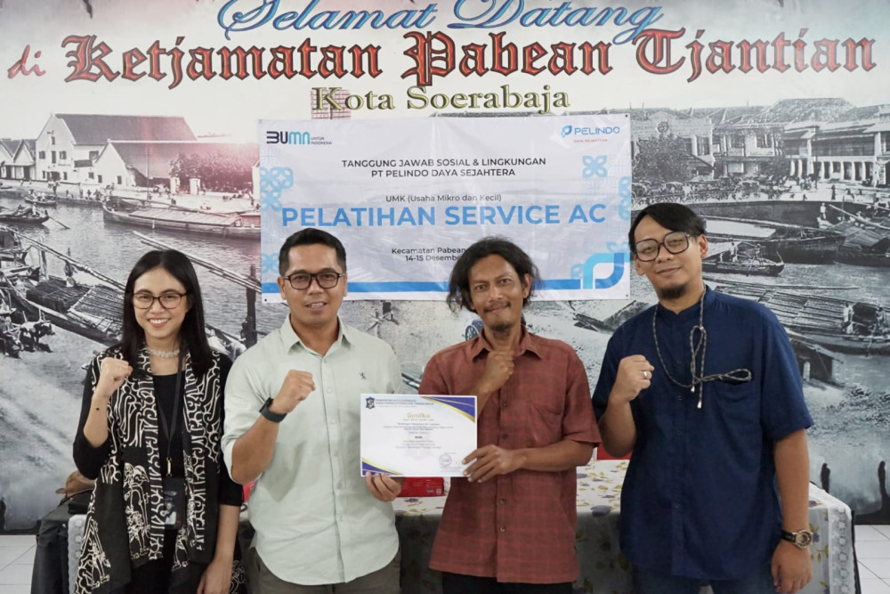  PDS Gandeng Pemkot Surabaya Adakan Pelatihan Servis AC untuk Warga Pabean Cantian
