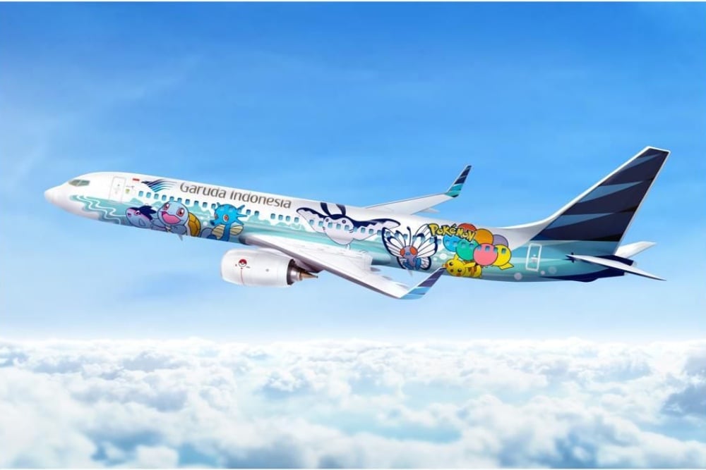  Garuda Indonesia (GIAA) Bikin Livery Pesawat Corak Pokemon, Kapan Rilis?