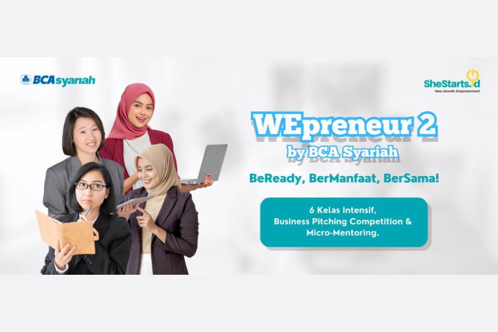  Berdayakan UMKM Perempuan, WEpreneur 2 by BCA Syariah Kembali Digelar