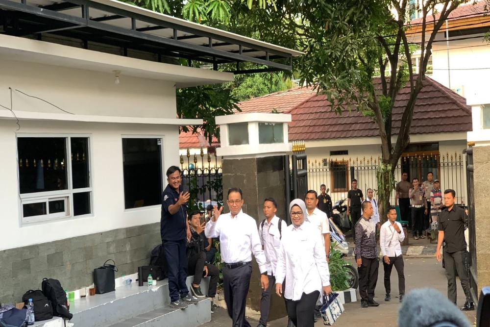  Jelang Debat Cawapres, Anies Baswedan Jemput Cak Imin di Kediaman Widya Chandra