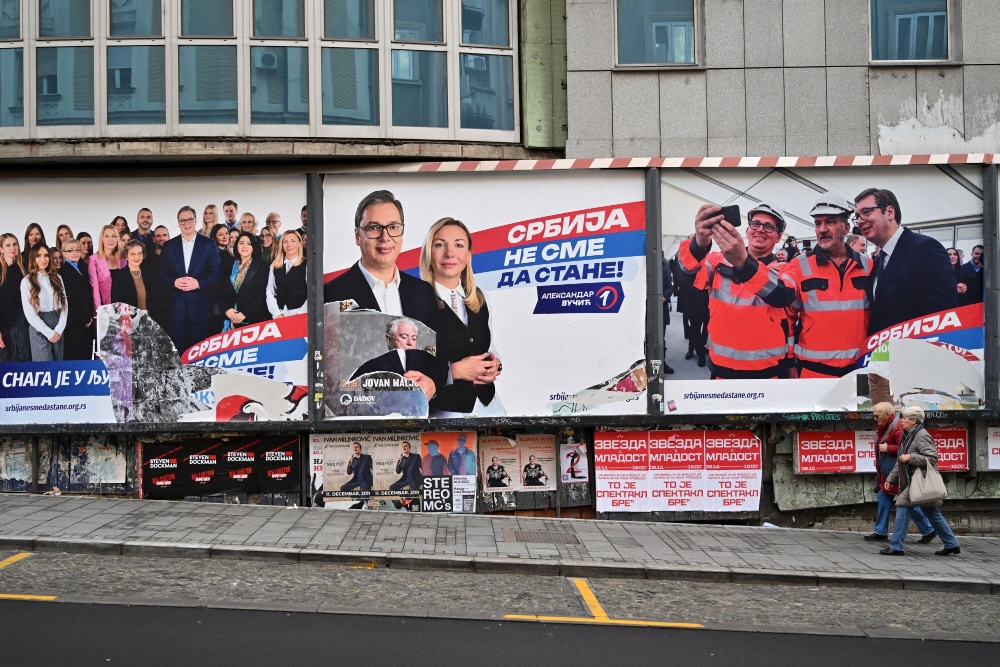  Pemilu Serbia Kisruh, Aparat Tahan 38 Demonstran