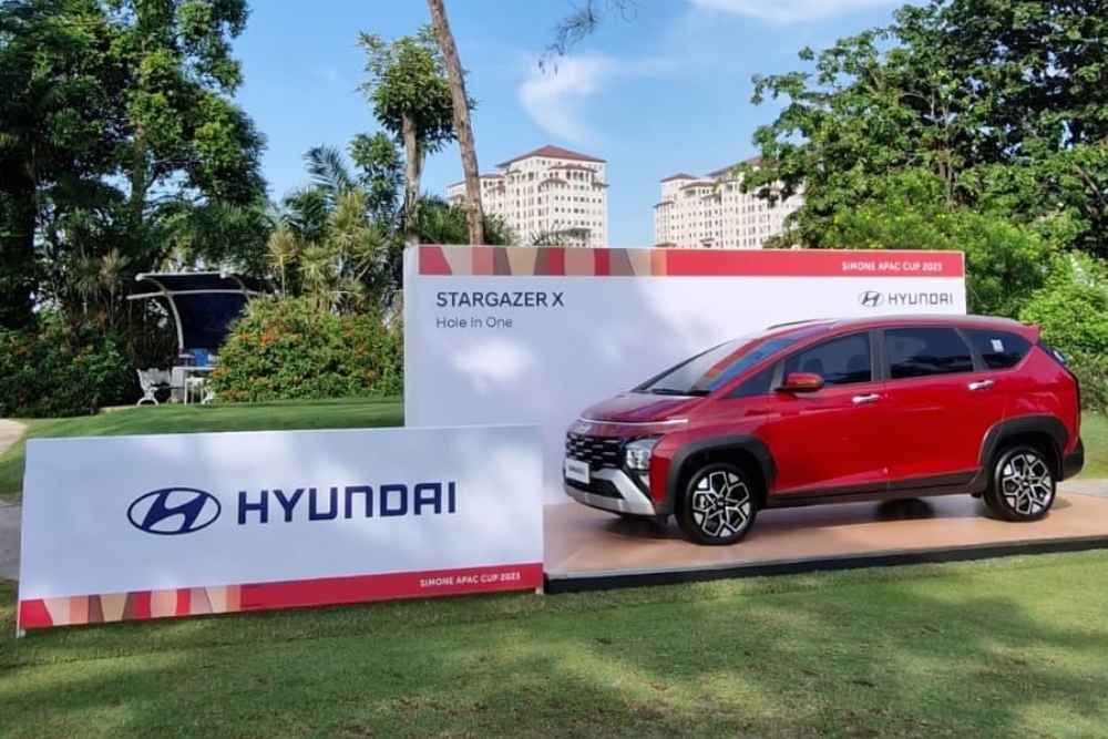  Hyundai Stargazer X Jadi Kendaraan Resmi Turnamen Golf Simone Asia Pacific Cup 2023 di Jakarta