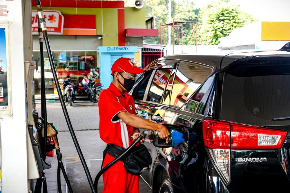 Pengisian BBM di SPBU Pertamina. / Istimewa