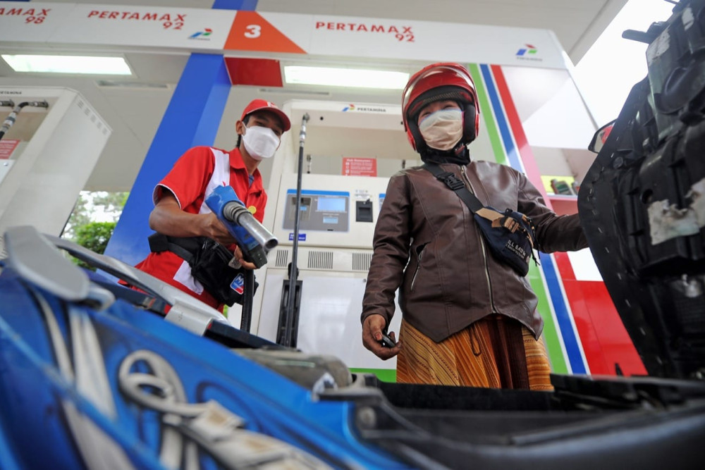 Pengisian BBM di SPBU Pertamina. / Istimewa