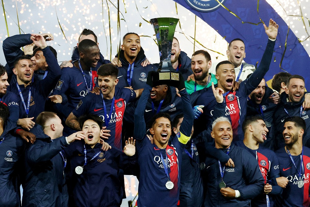  Bekuk Toulouse, PSG Menangi Piala Super Prancis Ke-12
