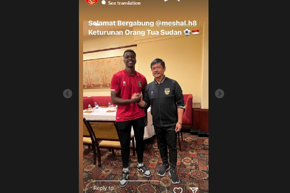  Indra Sjafri Bocorkan Kedatangan Pemain Keturunan Sudan ke Timnas U-20 Indonesia