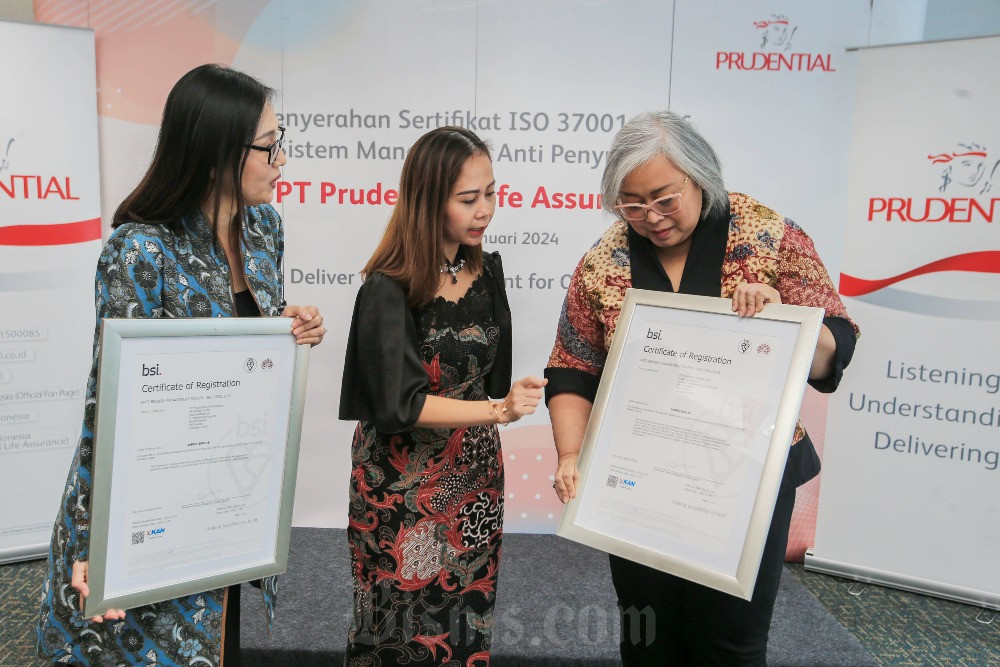  Prudential Indonesia Raih Setifikasi Global Yaitu ISO 37001:2016