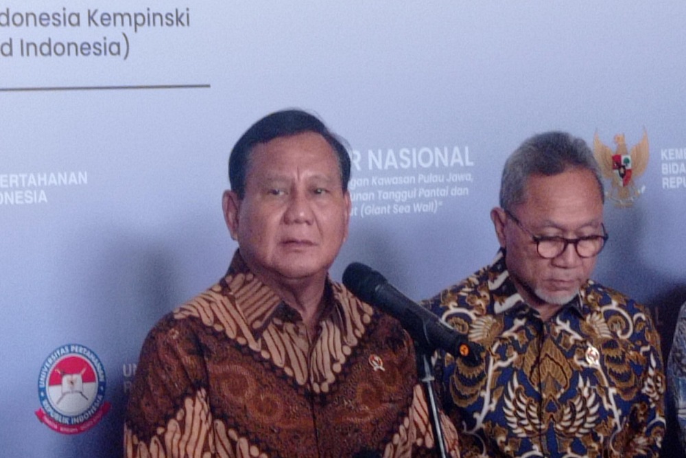  Menhan Prabowo Ngebet Bangun Giant Sea Wall, Ada Apa?