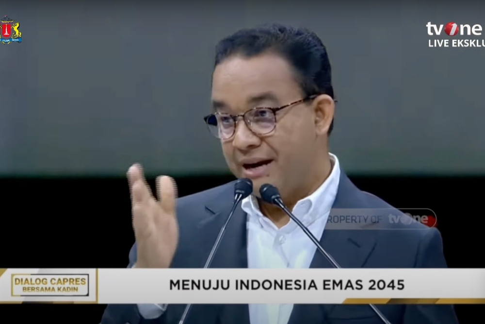  Di Depan Pengusaha, Anies Janjikan Pertumbuhan Ekonomi Berkualitas