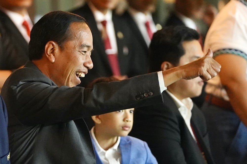  Meski Kalah, Jokowi Bangga Tim Garuda Tampil Apik Lawan Irak di Piala Asia