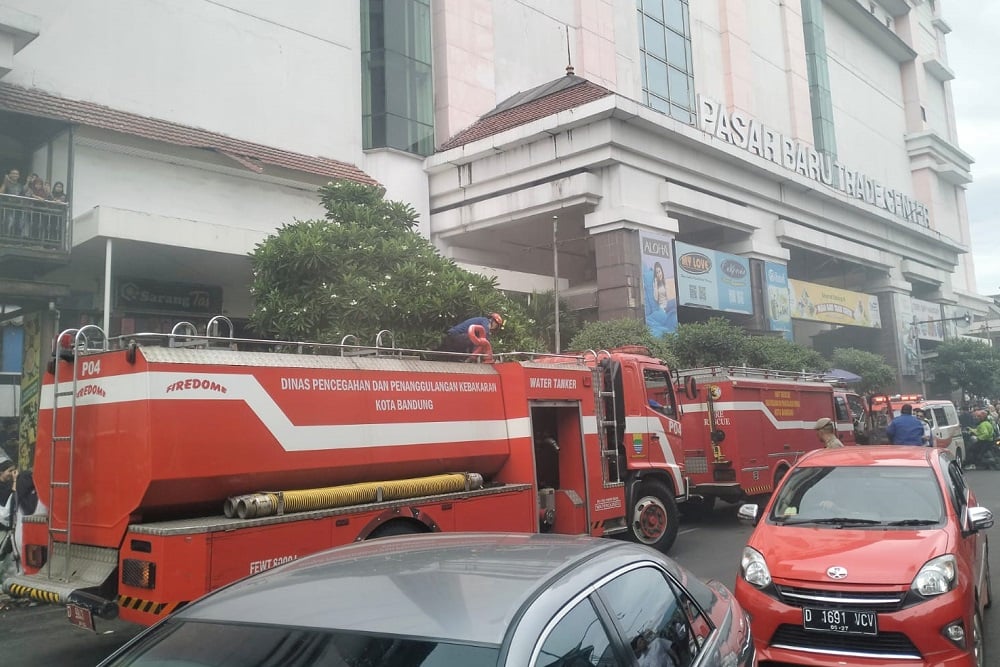  Ledakan Panel Listrik Sempat Bakar Basemen Pasar Baru Bandung, Kondisi Sekarang Aman