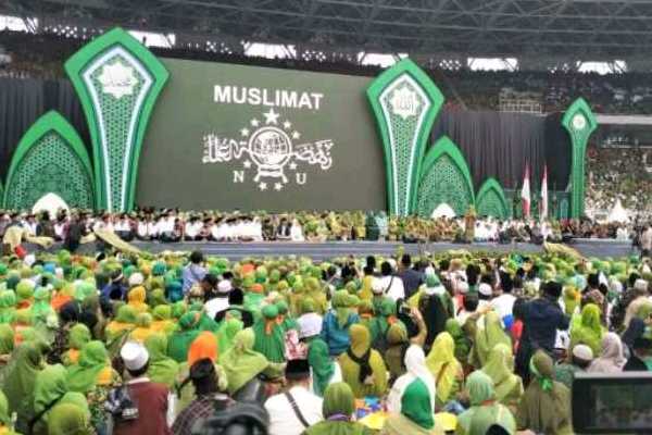  Harlah ke-78, Pesan Jokowi Tentang Pemilu 2024 di Depan Ribuan Muslimat NU