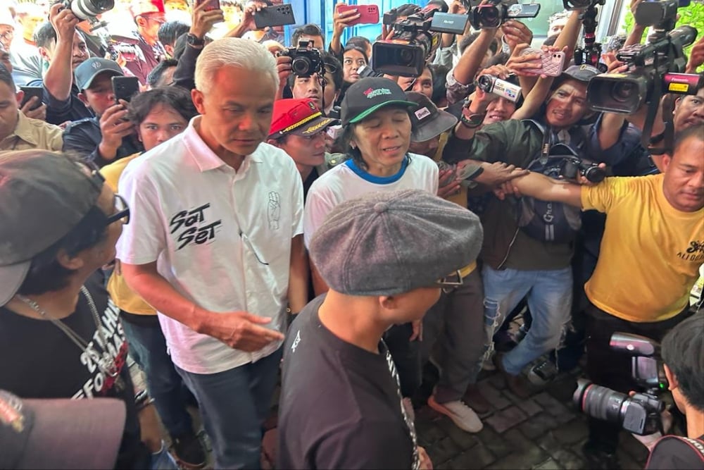  Ganjar Sebut Dukungan Slank Tambah Energi Jelang Pilpres 2024