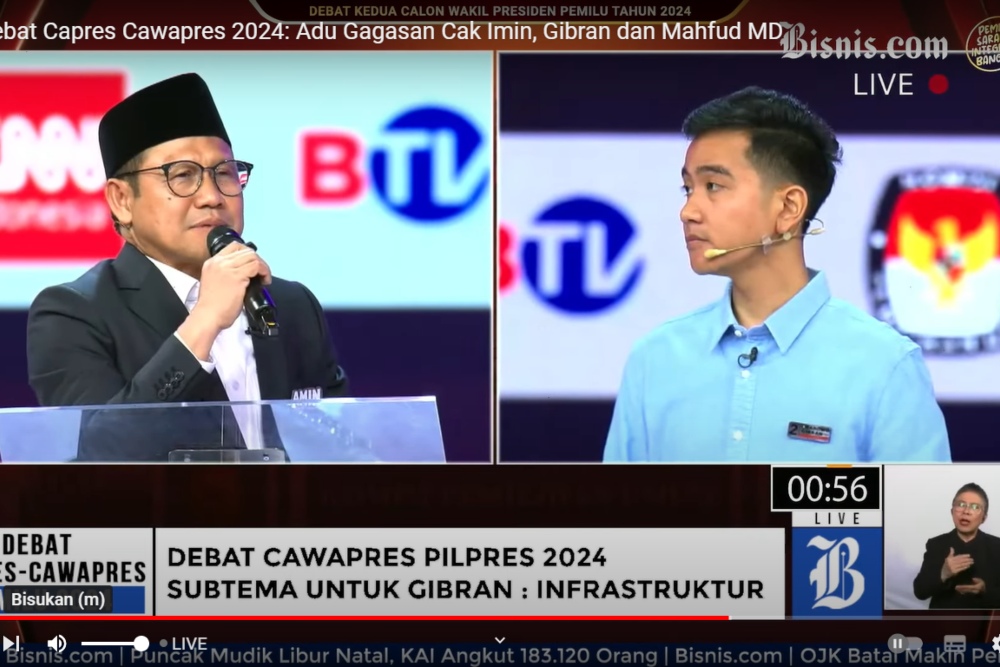  Bahas Krisis Iklim, Gibran Sindir Cak Imin Baca Teks Saat Debat