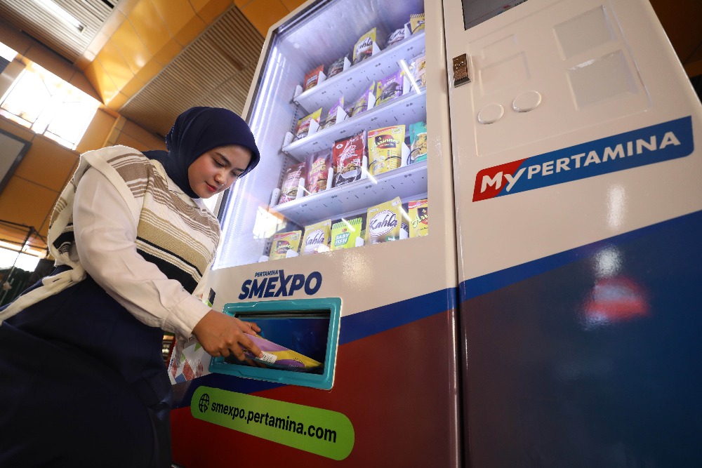  Pertamina (Persero) Luncurkan Vending Machine Untuk Memasarkan Produk-Produk UMKM Binaan