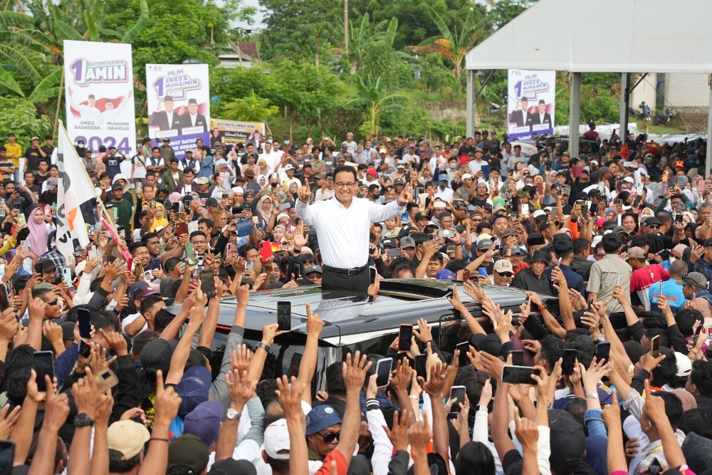  Kampanye Akbar di Yogyakarta, Anies: Ini Bukan Negeri Milik Satu Keluarga