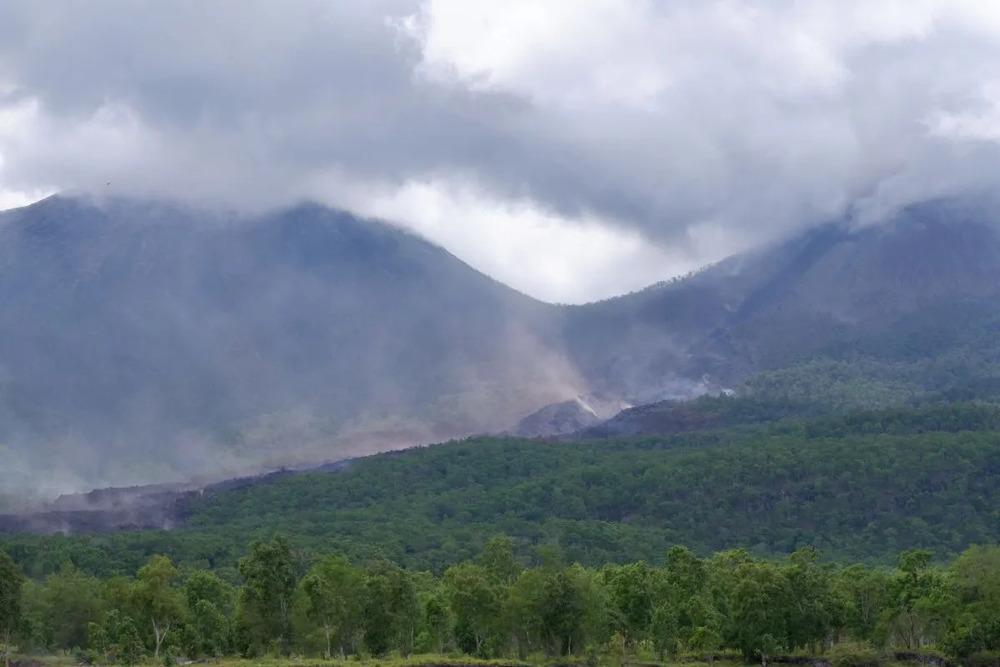  Aliran Lava Picu Kebakaran Hutan 420 Hektare di Sekitar Gunung Lewotobi