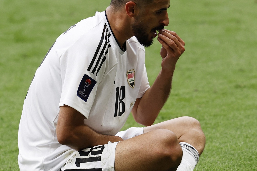  Pemain Timnas Irak Dikartu Merah Gara-gara Selebrasi Makan, Pelatih Ngamuk