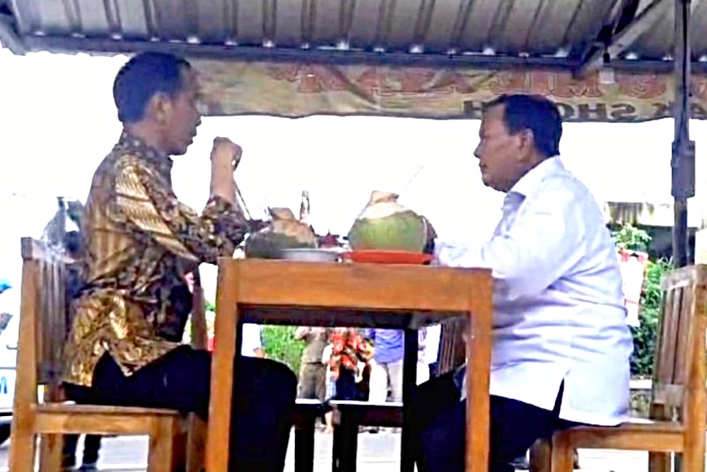  Jokowi Makan Bakso Bareng Prabowo, Ini Klarifikasi Istana Kepresidenan