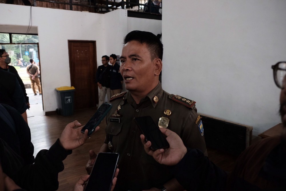 Kepala Bidang Trantibum Satpol PP Kota Bandung Yayan Ruyandi