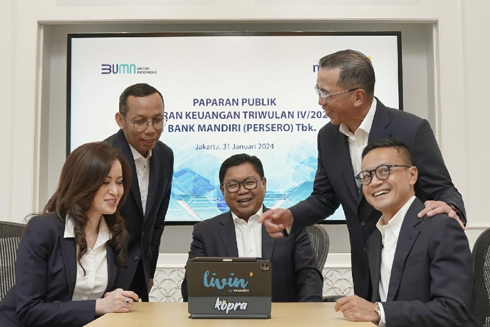  Terus Melaju! Bank Mandiri Gapai Laba Bersih Rp55,1 Triliun di Tahun 2023