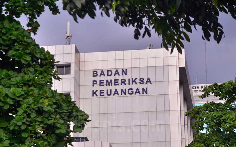 Gedung Badan Pemeriksa Keuangan (BPK) di Jakarta, Kamis (24/6/2021). Bisnis/Fanny Kusumawardhani