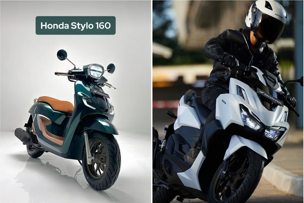 Perbandingan spesifikasi Honda Stylo 160 dan Honda Vario 160./ Dok. AHM