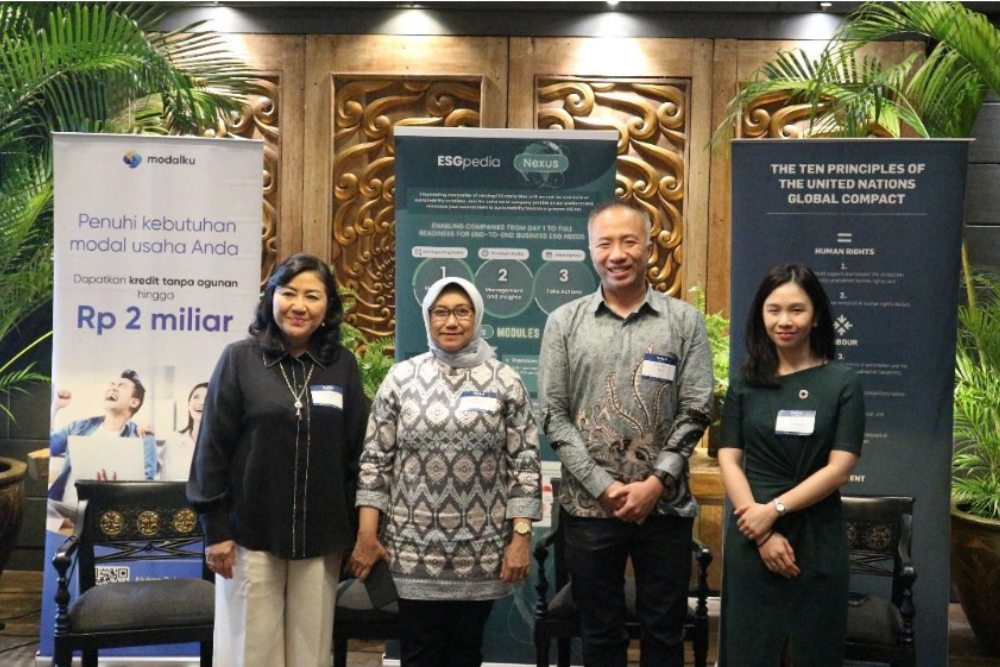 Modalku, bersama dengan STACS dan Indonesia Global Compact Network @globalcompactid menggagas ESG Gathering bertajuk Berdayakan UMKM Indonesia melalui Pelaporan ESG dan Praktik Berkelanjutan, Jumat (2/2/2024)