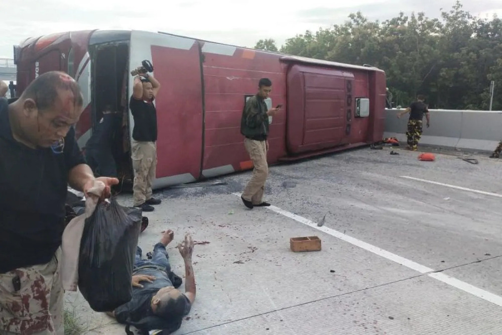  Bus Kader Hanura Kecelakaan di Tol Ngawi, Ini Kata Polisi dan Daftar Korban