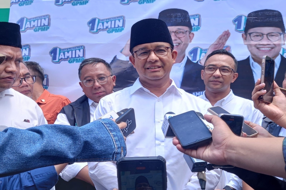  Respons Anies Atas Pertemuan Jokowi dan Ketum PSI Kaesang
