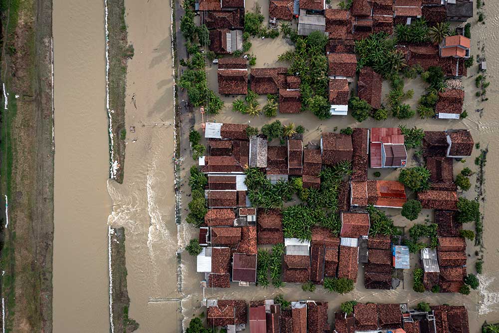  Sebanyak Tujuh Kecamatan di Demak Terendam Banjir