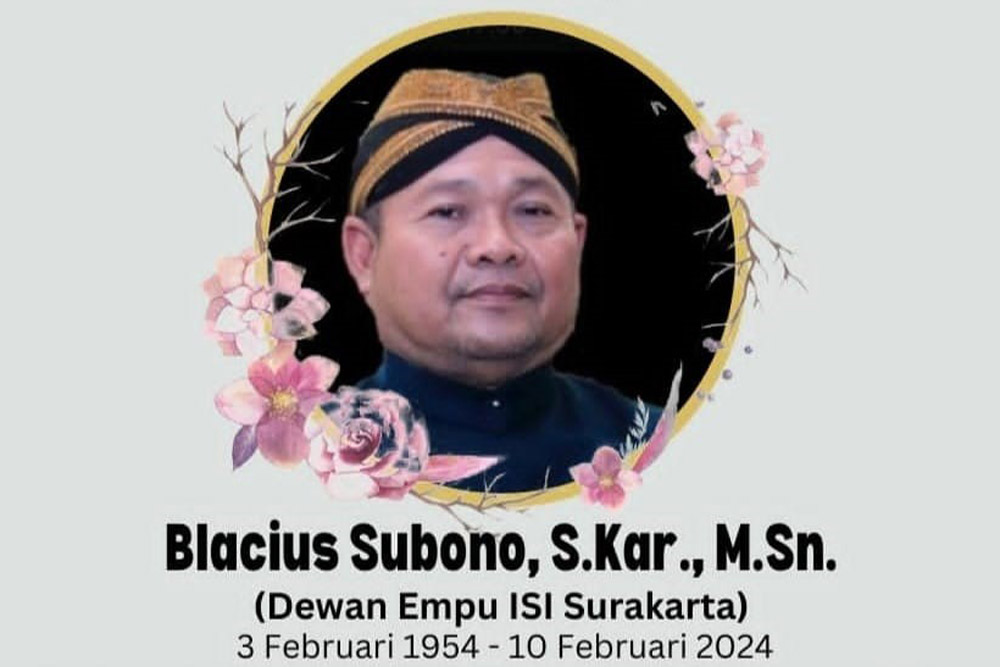  Dalang Blacius Subono Meninggal Usai Kampanye Ganjar-Mahfud di Solo